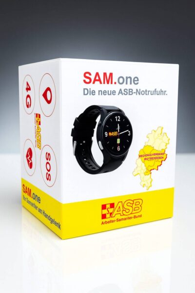 ASB-Notrufuhr SAM.one (in Verpackung)